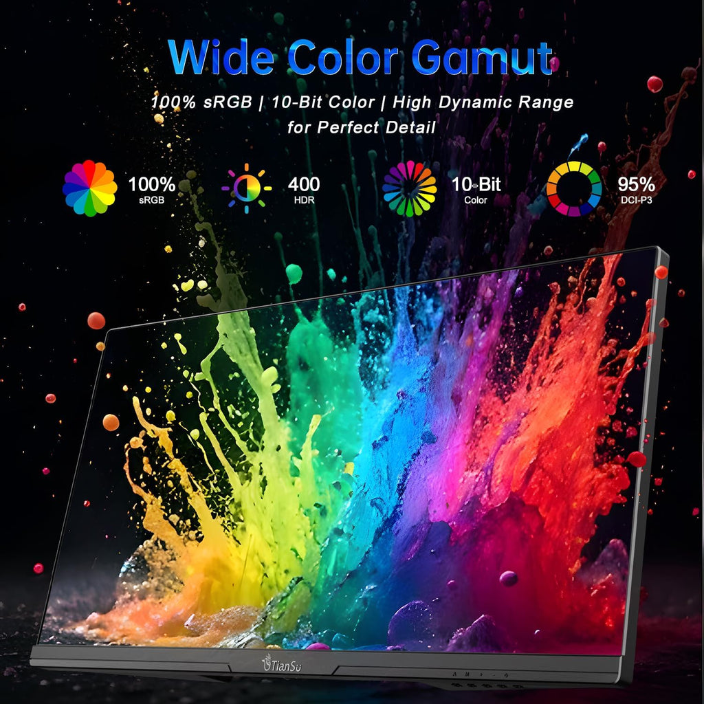 28 Inch 4K UHD 3840x2160 144Hz Gaming Computer Monitor,1ms IPS PC Screen,AMD FreeSync Premium,125% sRGB,95% DCI-P3,Monitor with Speaker,HDMI2.1,Height Adjustable,TS2700