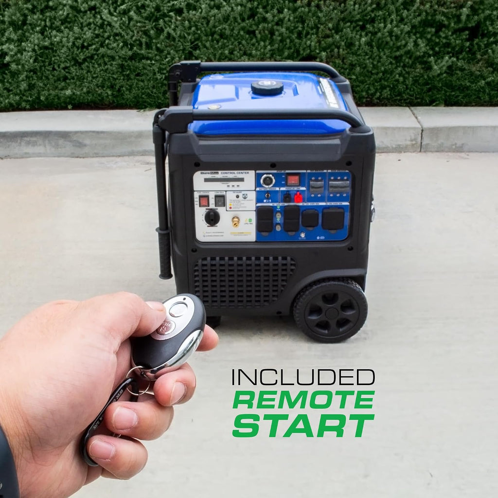 DuroMax XP9500iHT 9,500-Watt Tri Fuel Portable Digital Inverter Generator - Gas, Propane & Natural Gas, Remote Electric Start, Whole Home Power Backup, Transfer Switch Ready, RV & Emergency Ready