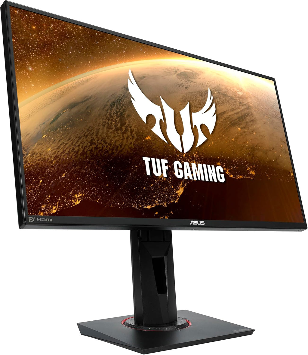 ASUS TUF Gaming VG259QM 24.5' Monitor, 1080P Full HD (1920 x 1080), Fast IPS, 280Hz, G-SYNC Compatible, Extreme Low Motion Blur Sync,1ms, DisplayHDR 400, Eye Care, DisplayPort HDMI Black