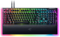 Razer BlackWidow V4 Pro Wired Mechanical Gaming Keyboard: Green Switches Tactile & Clicky - Doubleshot ABS Keycaps - Command Dial - Chroma RGB - Magnetic Wrist Rest - Snap Tap (Renewed)