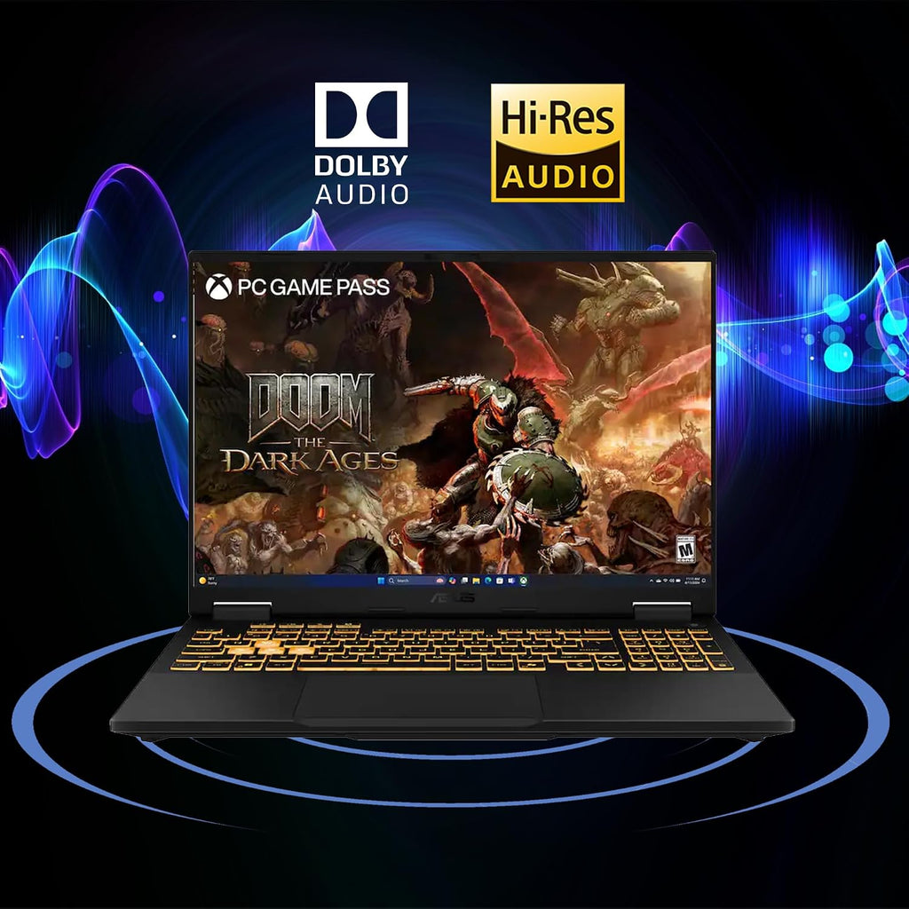 ASUS TUF Gaming F16 Laptop 16' WUXGA IPS 165Hz (100% sRGB, GSYNC) Intel 16-core i7-14650HX 32GB RAM 2TB SSD GeForce RTX 5070 (Up to 798 AI Tops) RGB Backlit Thunderbolt Hi-Res Win11 ICP Hub