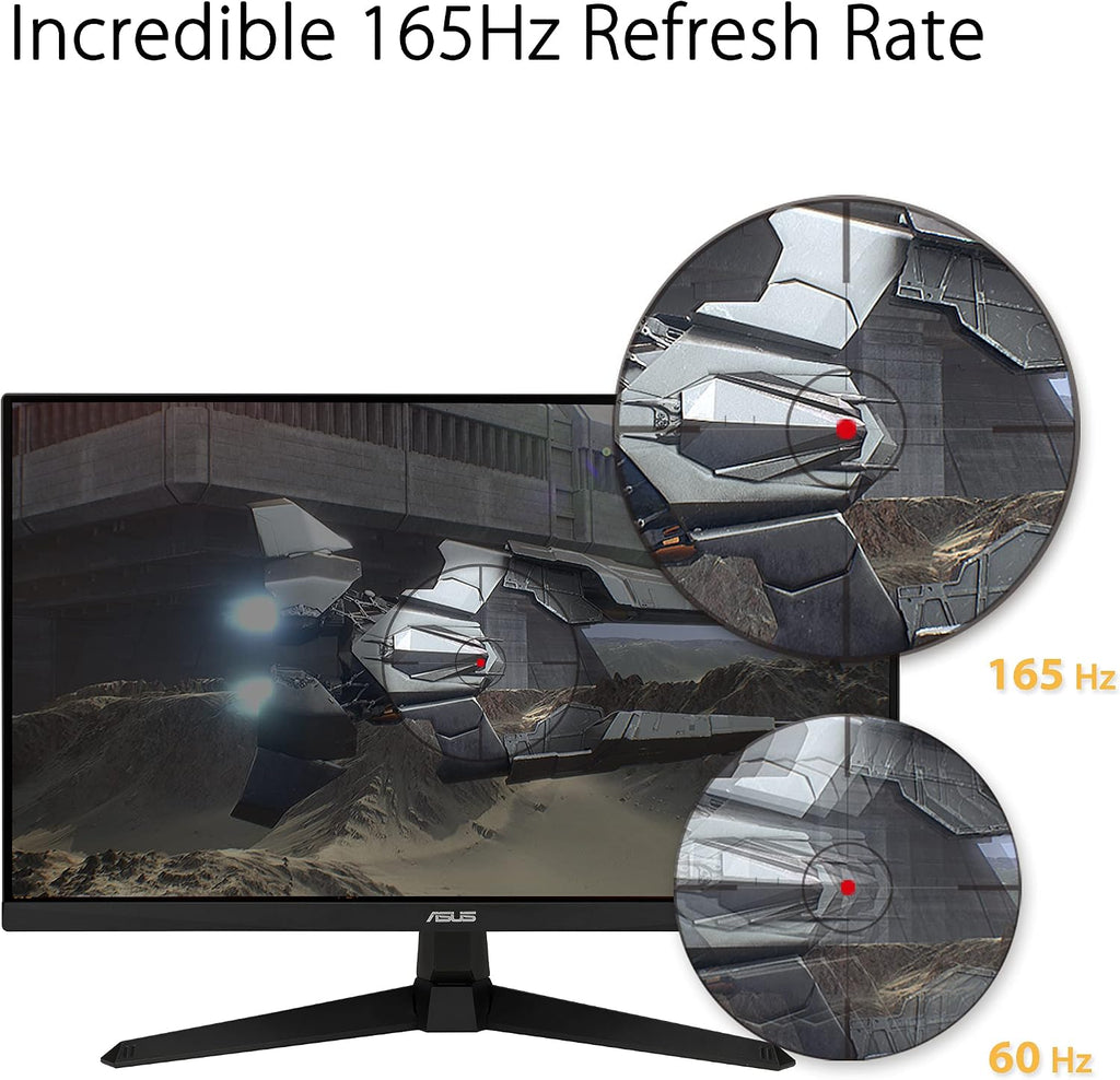 ASUS TUF Gaming 27' 1080P Gaming Monitor (VG277Q1A) - Full HD, 165Hz (Supports 144Hz)(Renewed)