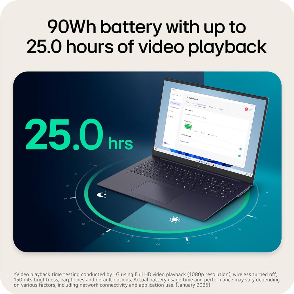 LG gram Pro 17-inch Lightweight Laptop Computer, Intel Evo Edition Powered by Intel Core Ultra9 285H Processor, NVIDIA RTX5050, Windows 11 Home, 32GB RAM, 2TB SSD, Black