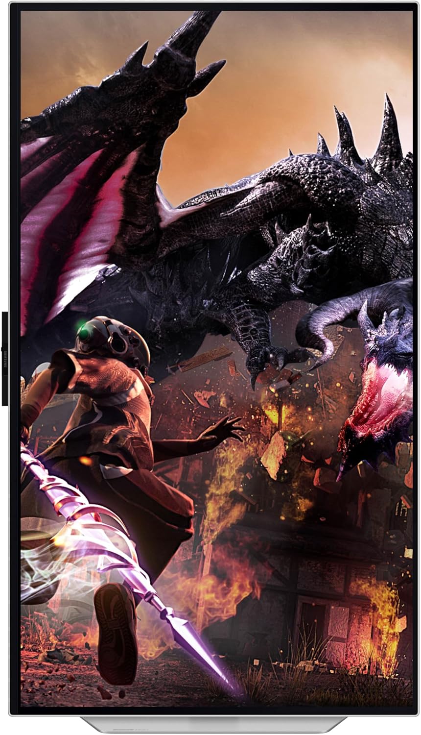 Samsung 32' Odyssey OLED G8 (G80SD) Series 4K UHD Smart Gaming Monitor w QD-OLED, 240Hz 0.03ms, G-Sync Compatible, Glare-Free Display, Sleek Metal Design, LS32DG800SNXZA, 3 Yr Warranty