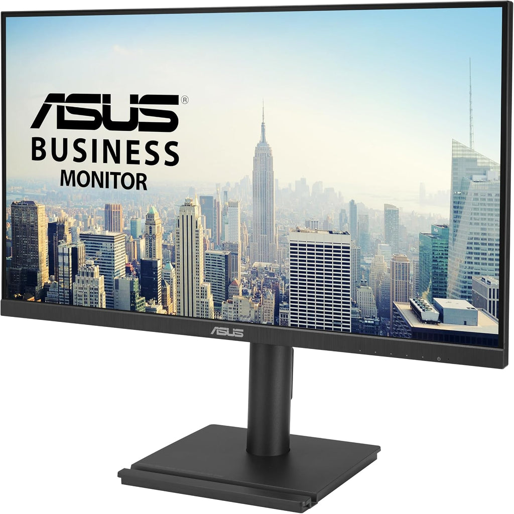 ASUS 27' 1080P Business Monitor (VA27DQFS) - IPS, 100Hz, 1ms, Adaptive-Sync, HDMI, DisplayPort, VGA, for Working and Gaming, Ergo Design, Blue Light Filter, Flicker Free, 3 yr Warranty TAA Compliant