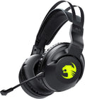 ROCCAT Elo 7.1 Air PC Wireless Gaming Headset, Surround Sound Headphones with Detachable Noise Cancelling Microphone, 50mm Drivers, 24 Hr Battery Life, RGB Lighting, Black