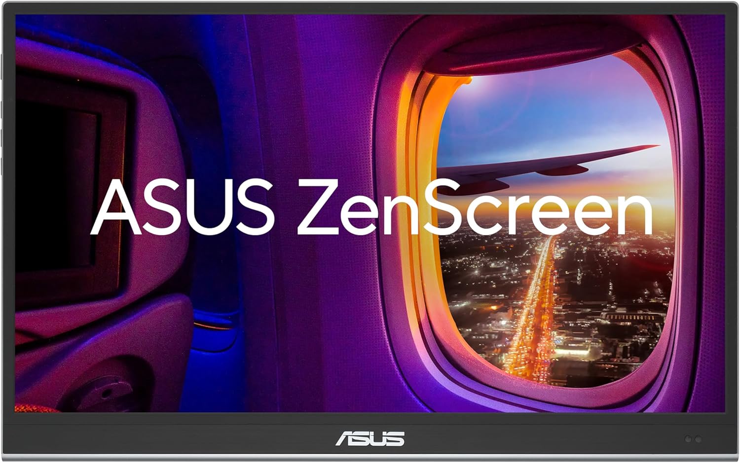 ASUS ZenScreen 16' OLED USB-C portable monitor (MQ16AHE) – Full HD, 100% DCI-P3, 1ms, HDR-10, Mini HDMI, Eye Care, Proximity Sensor, 360° kickstand, Compatible with Laptops, Smartphones, 3 yr warranty