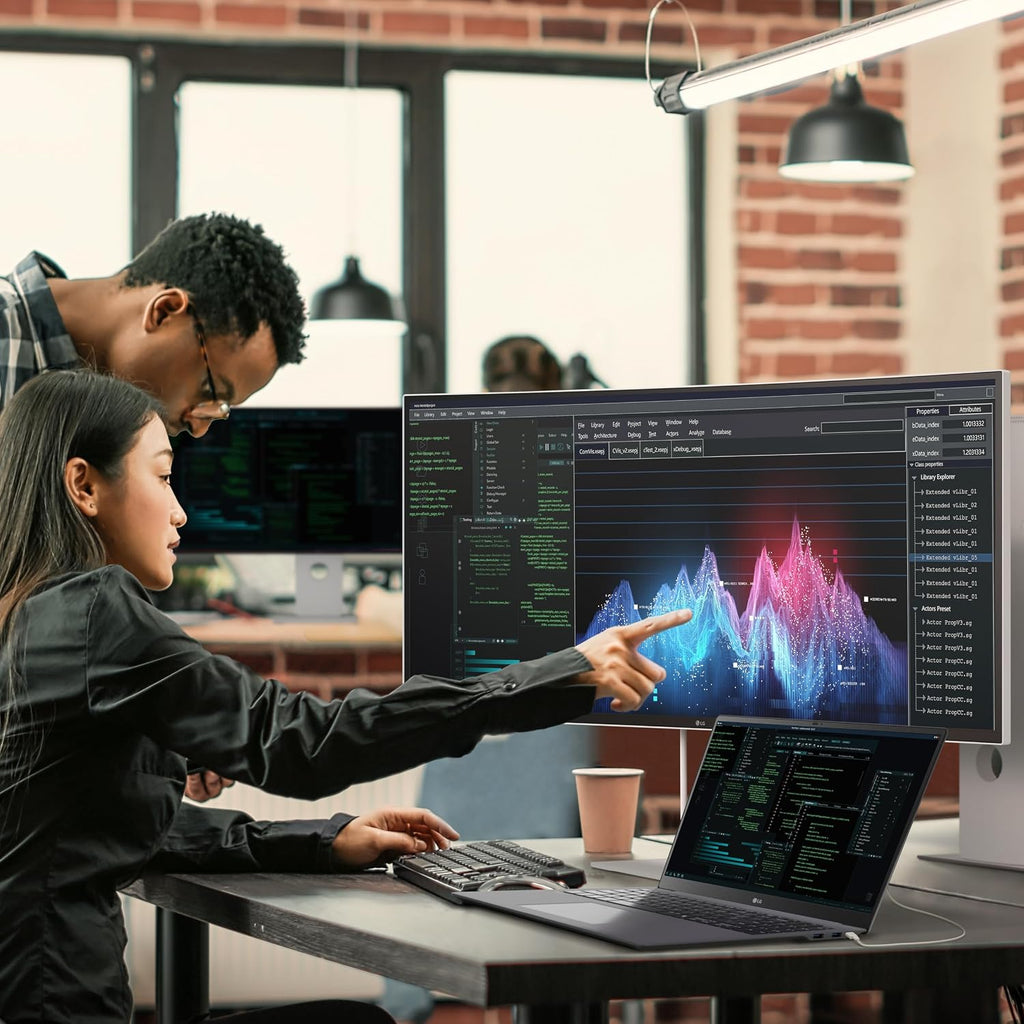 LG 40U990A-W 40-inch Ultrafine evo 5K2K WUHD (5120 x 2160) Nano IPS Curved Monitor, Thunderbolt 5, DisplayHDR 600, Built-in Speaker, 120Hz, HDMI 2.1, DP 2.1, USB C, Tilt/Height/Swivel Stand, White