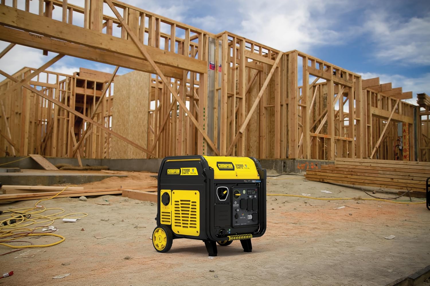 Champion Power Equipment 11,000-Watt Wireless Remote Start Tri Fuel Home Backup Portable Inverter Generator with Quiet Technology and CO Shield®