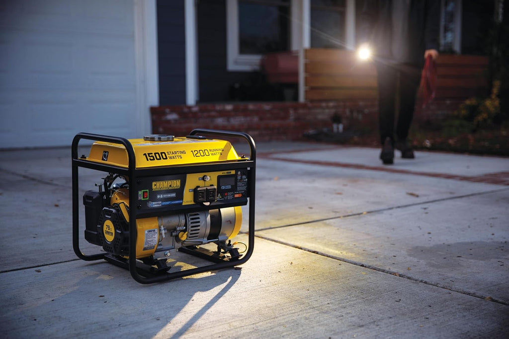 Champion Power Equipment 1500-Watt Portable Generator with CO Shield