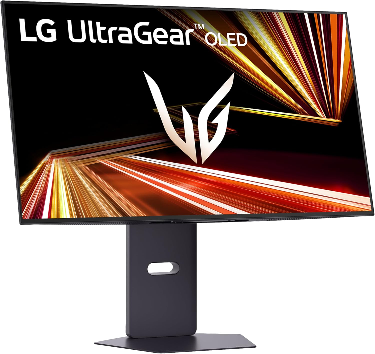 LG 32GX850A-B 32' UltraGear 4K UHD (3840 x 2160) Glossy OLED Gaming Monitor, Dual-Mode 165Hz/330Hz, 0.03ms, G-SYNC, FreeSync Premium Pro, TrueBlack 400, HDMI, DP, Tilt/Height/Swivel/Pivot Stand, Black