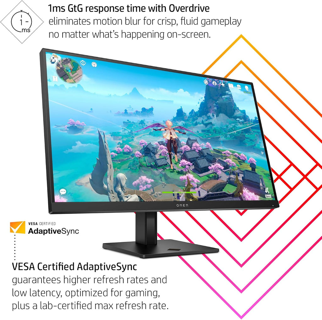 HP: OMEN 27 inch FHD 165Hz Gaming Monitor – OMEN 27