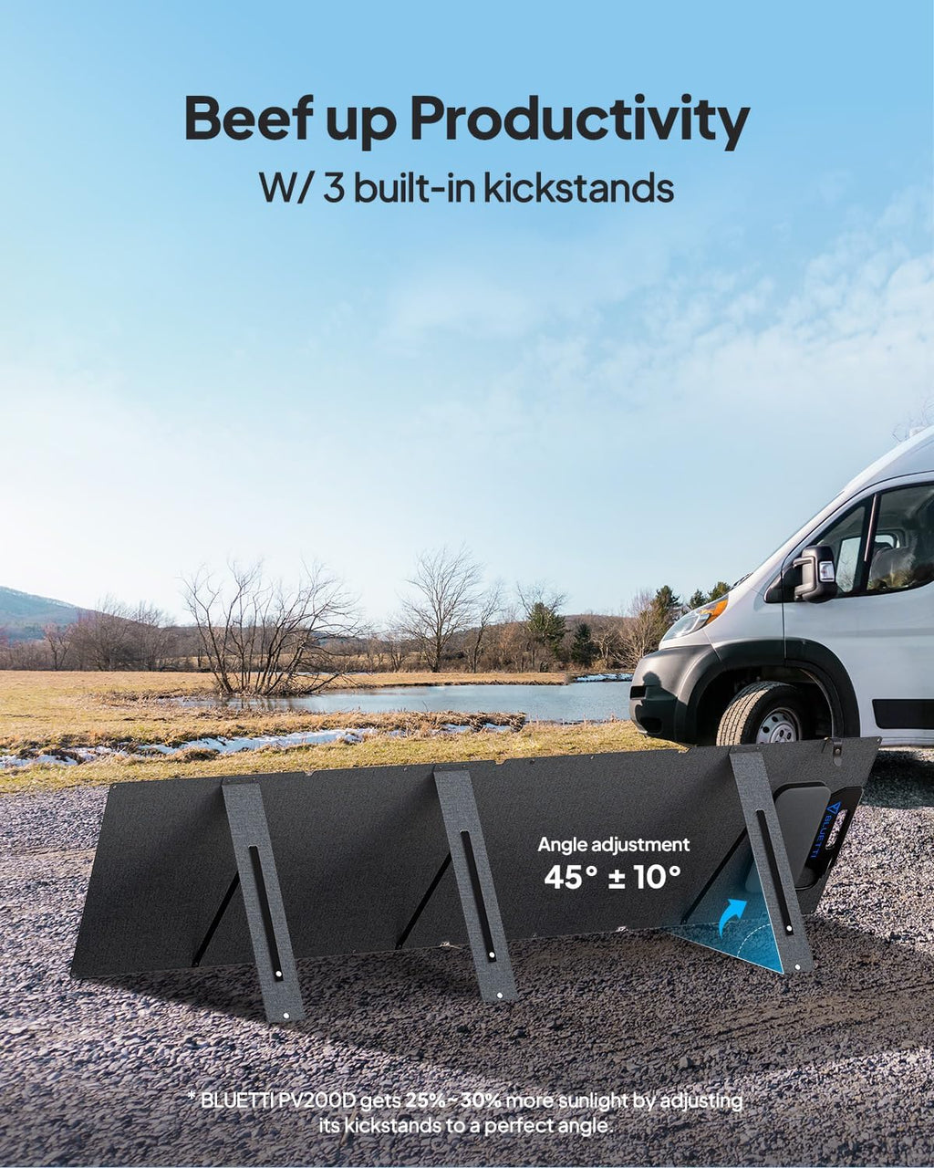 BLUETTI Elite 100 V2 Solar Generator with 200W Solar Panel (Ships Separately), Portable Power Station 1024Wh w/ 4 1800W AC Outlets, 35% Smaller, Ideal for Camping, Emergencies, Backup Power