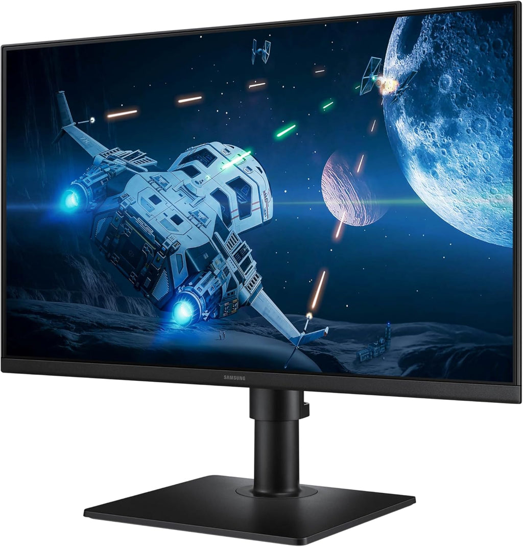 Samsung 24' (S40GD) Borderless Business Monitor with IPS Panel, 100Hz Refresh Rate, Eye Saver Mode, Ergonomic Design, Game Picture Mode, LS24D402GANXGO, 3 Yr Warranty
