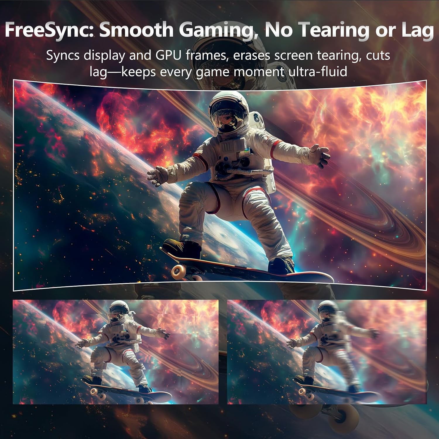 Z-Edge 24 inch Gaming Monitor, 200Hz 165Hz Curved 1650R Computer Monitor, FHD 1080P, Ultra-Fast MPRT 1ms Curved Monitor, 300nits, 16.7M Colors, UG24 1X DP 1.4 Port and 1X 2.0 HDMI Port