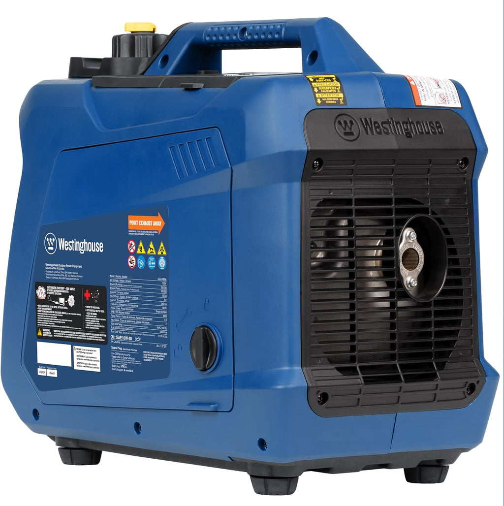 Westinghouse 2800 Peak Watt Super Quiet & Lightweight Portable Inverter Generator, Gas Powered, CO Sensor, Parallel Capable, Long Run Time