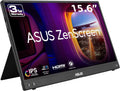 ASUS ZenScreen 15.6' 1080P USB-C Portable Monitor Setup for Laptop/Mac (MB16AHV) - FHD, IPS, Blue Light Filter, Anti-Glare, Mini HDMI, Kickstand, Tripod Mountable, Protective Sleeve, 3year Warranty