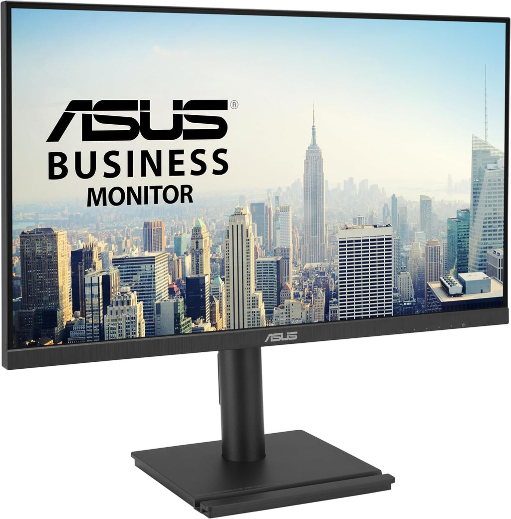 ASUS 27' 1080P Business Monitor (VA27DQFS) - IPS, 100Hz, 1ms, Adaptive-Sync, HDMI, DisplayPort, VGA, for Working and Gaming, Ergo Design, Blue Light Filter, Flicker Free, 3 yr Warranty TAA Compliant