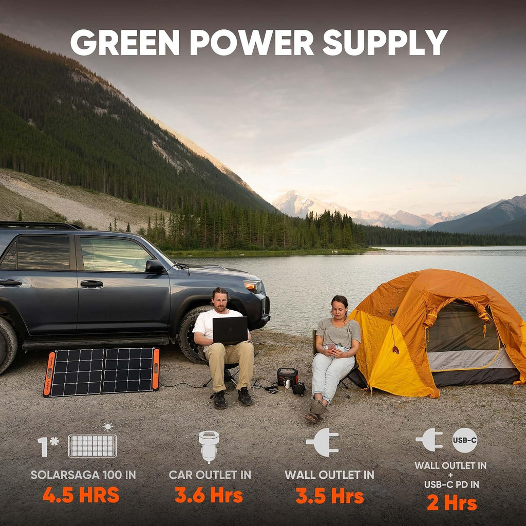 Jackery Portable Power Station Explorer 300, 293Wh Backup Battery, Solar Generator (Solar Panel Not Included) for RV Outdoors Camping Hunting Blackout(Renewed)