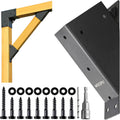 8pack 2x4 (Actual 1.5''x3.5'') Degree Angle Support Brackets, For Pergola, Gazebo, Deck Wood Frame Structures Provide Support 45° Degree Angle Bracket