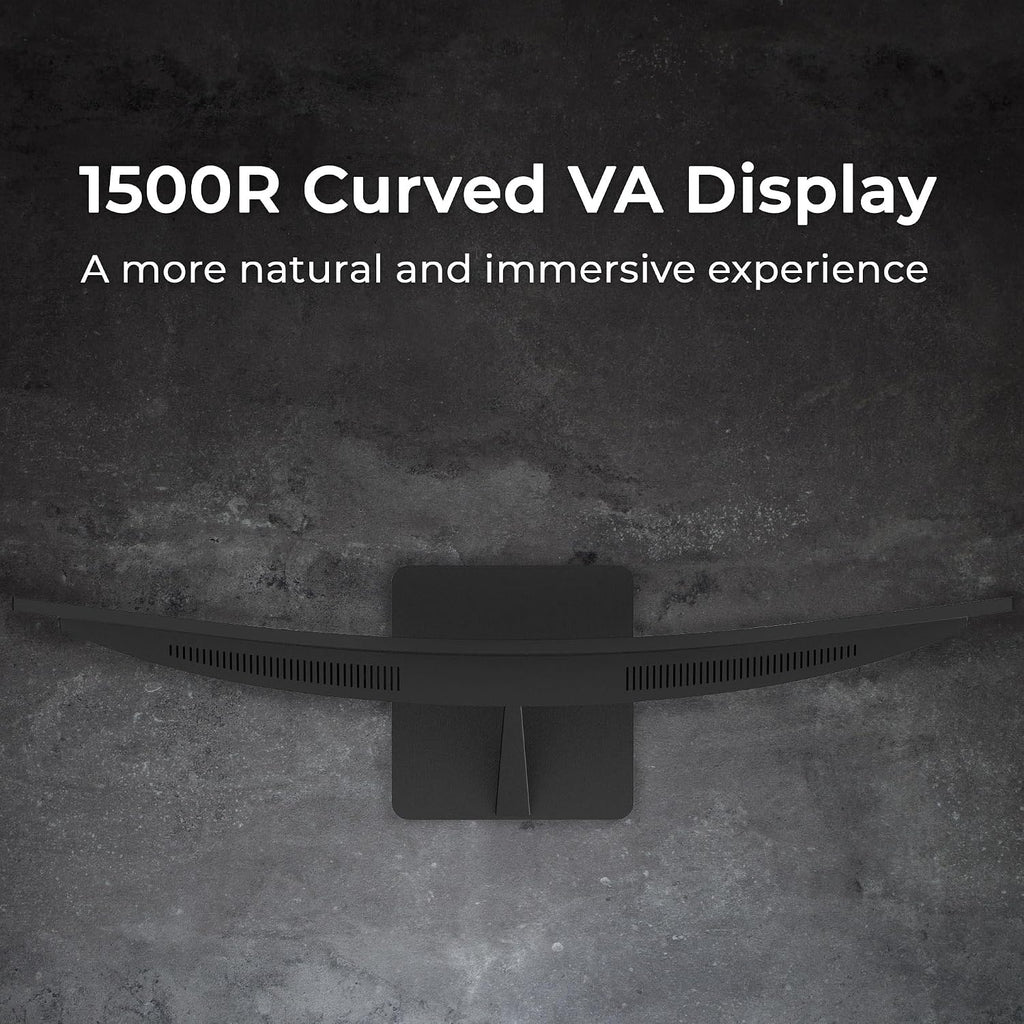 Deco Gear 27' 240Hz Curved Gaming Monitor, 1500R VA, FHD 1080p, HDR, 99% sRGB, Premium Adaptive-Sync, 5ms OD, HDMI & DisplayPort, FPS/RTS Modes, PC & Console Compatible, American Seller