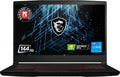 msi GV15 15.6' 144Hz Gaming Laptop: Intel Core i5-11400H GTX 1650 8GB 256GB NVMe SSD, Wi-Fi 6, USB Type-C, Nahimic 3 Audio Immersion, Win 11: Black 11SC-633
