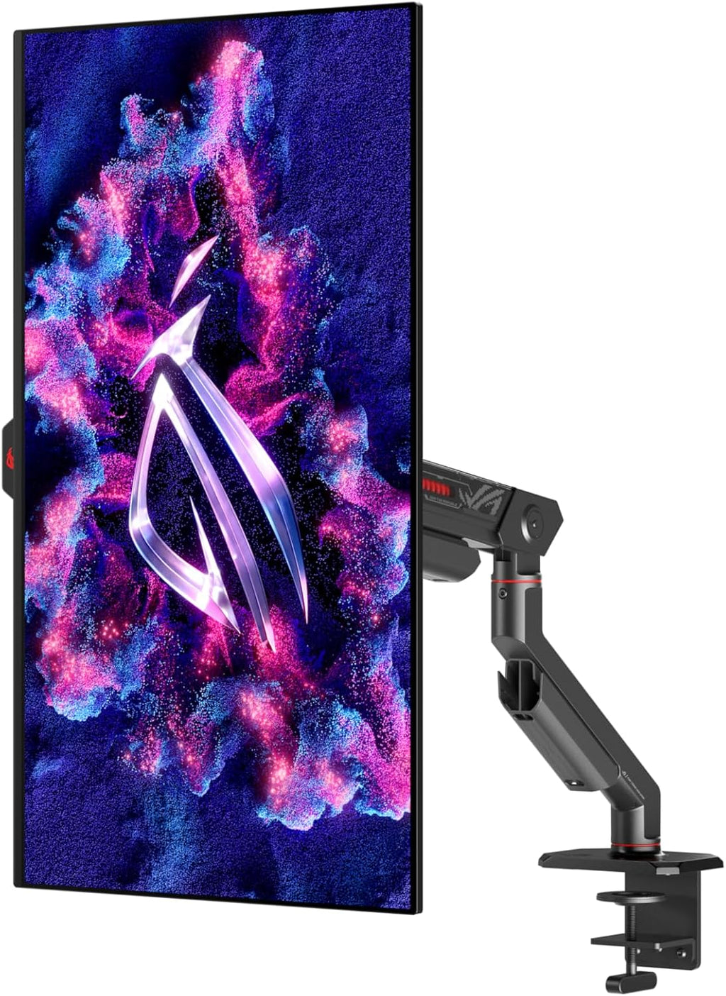 ASUS ROG Swift 27' (26.5' viewable) 1440P OLED DSC Gaming Monitor (PG27AQDM-R) - QHD (2560x1440) 240Hz, 0.03ms, G-SYNC Compatible, 99% DCI-P3, True 10-bit, Monitor Arm Included, 3 yr Warranty
