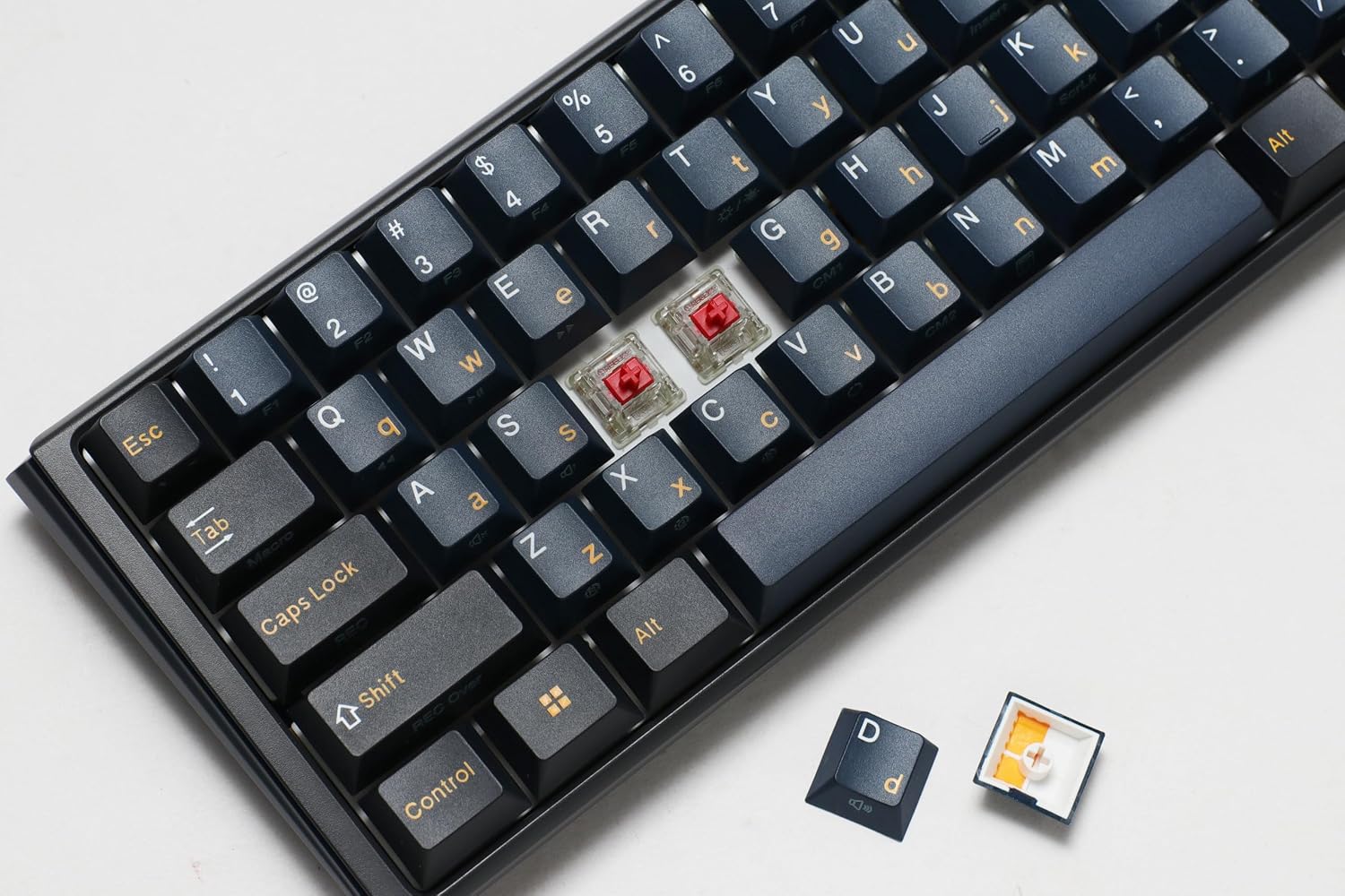 Ducky One 3 Mini Pro Nazca 8K 60% Hotswap RGB Triple Shot PBT Mechanical Keyboard - Cherry MX2A Blue