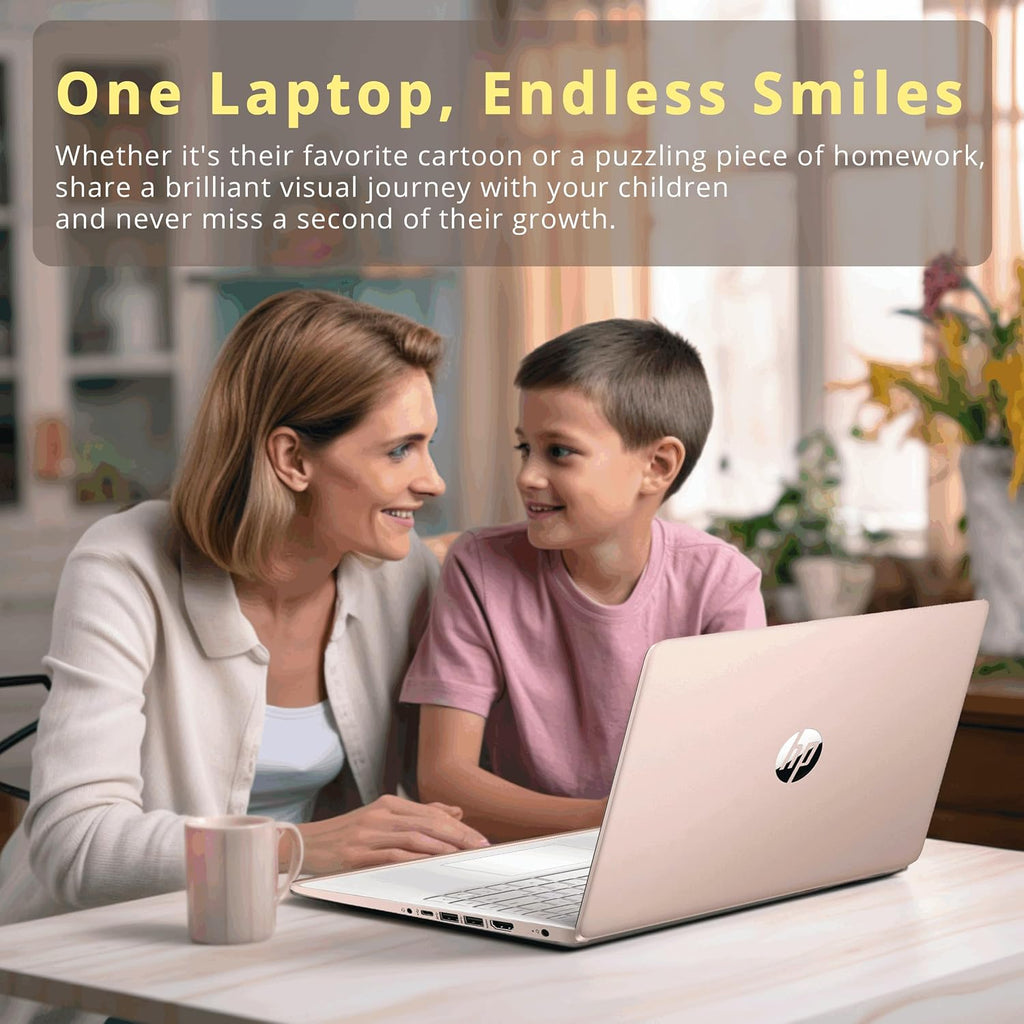 HP Stream 14' HD Laptop, Intel Celeron N4120 Processor, 4GB RAM, 128GB eMMC, Intel UHD Graphics, 720p Webcam, WiFi, HDMI, Windows 11 S, Rose Gold (Renewed)