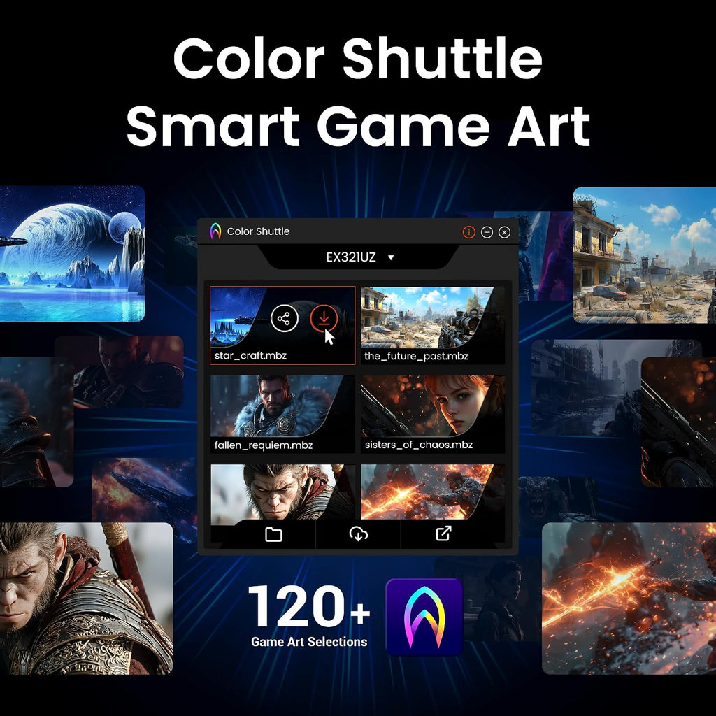 BenQ MOBIUZ EX321UZ 31.5' 4K 4th Gen QD-OLED 240Hz 0.03ms HDMI 2.1, DP2.1a(80Gbps) USB-C 90W Gaming Monitor, 99% DCI-P3, DisplayHDR 400, FreeSync Premium Pro, Remote Controller, 3-Year OLED Warranty