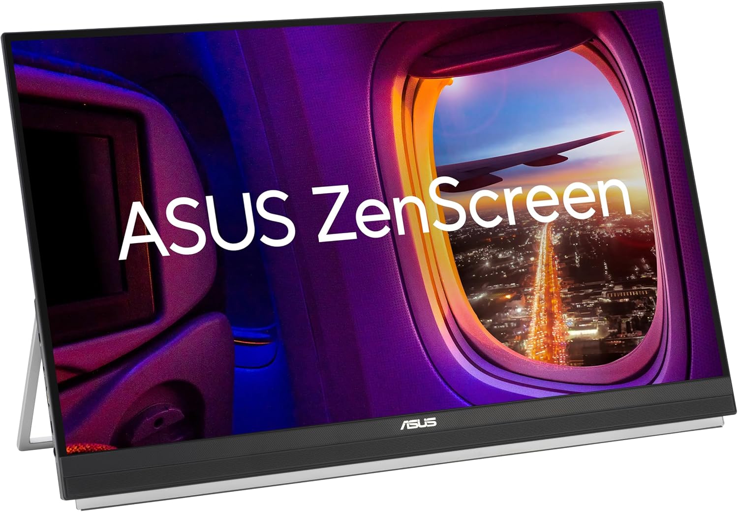 ASUS ZenScreen 27' 1440P Transportable Monitor (MB27ACF) - QHD (2560 x 1440), IPS, 100Hz, USB-C PD 70W, Speakers, Carrying Handle, Kickstand, C-clamp, Sub-woofer, 2.1 Channel Audio, 3 yr Warranty