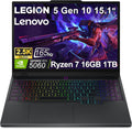 Lenovo Legion 5 Gaming Laptop (15.1' 2.5K OLED G-SYNC 165Hz, NVIDIA RTX 5060 8GB, AMD Ryzen 7 260 (> i7-1355U), 16GB DDR5, 1TB SSD), 24-Zone RGB Backlit, Wi-Fi 7, 5MP Webcam, RJ45, Win 11 Home