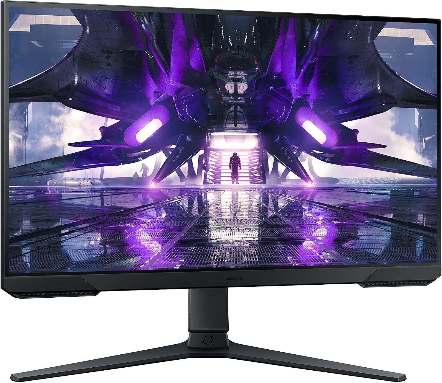 SAMSUNG 32' Odyssey G32A FHD 1ms 165Hz Gaming Monitor with Eye Saver Mode, Free-Sync Premium, Height Adjustable Screen for Gamer Comfort, VESA Mount Capability (LS32AG320NNXZA)