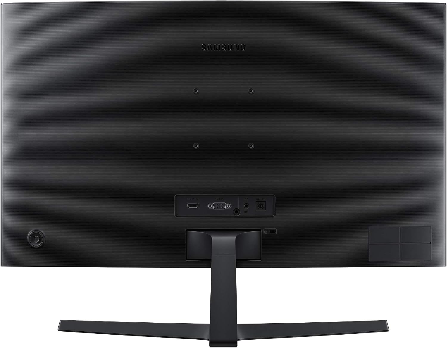 SAMSUNG 23.5' CF396 Curved Computer Monitor, AMD FreeSync for Advanced Gaming, 4ms Response Time, Wide Viewing Angle, Ultra Slim Design, LC24F396FHNXZA, Black