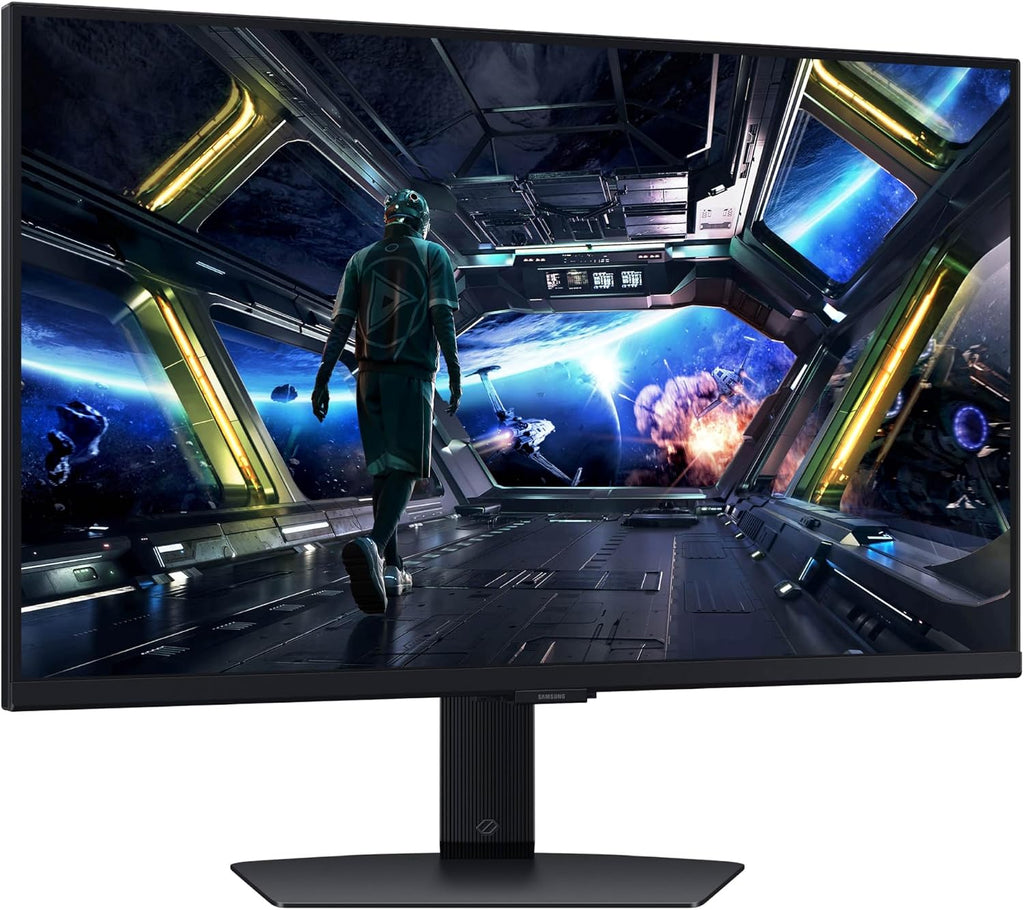 Samsung 27' Odyssey G7 (G70D) 4K UHD IPS 144Hz 1ms(GtG) Smart Gaming Monitor, G-Sync Compatible, AMD Freesync Premium, Vivid Colors, Adjustable Stand, Black Equalizer, LS27DG702ENXZA