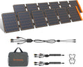 FlexSolar 2PCS 60W Portable Solar Panels Chargers with PD3.0 USB-C,QC3.0 USB-A and DC Outputs Foldable IP67 Waterproof Power Emergency Camping for Small Power Station Generator,Phones, Power Banks