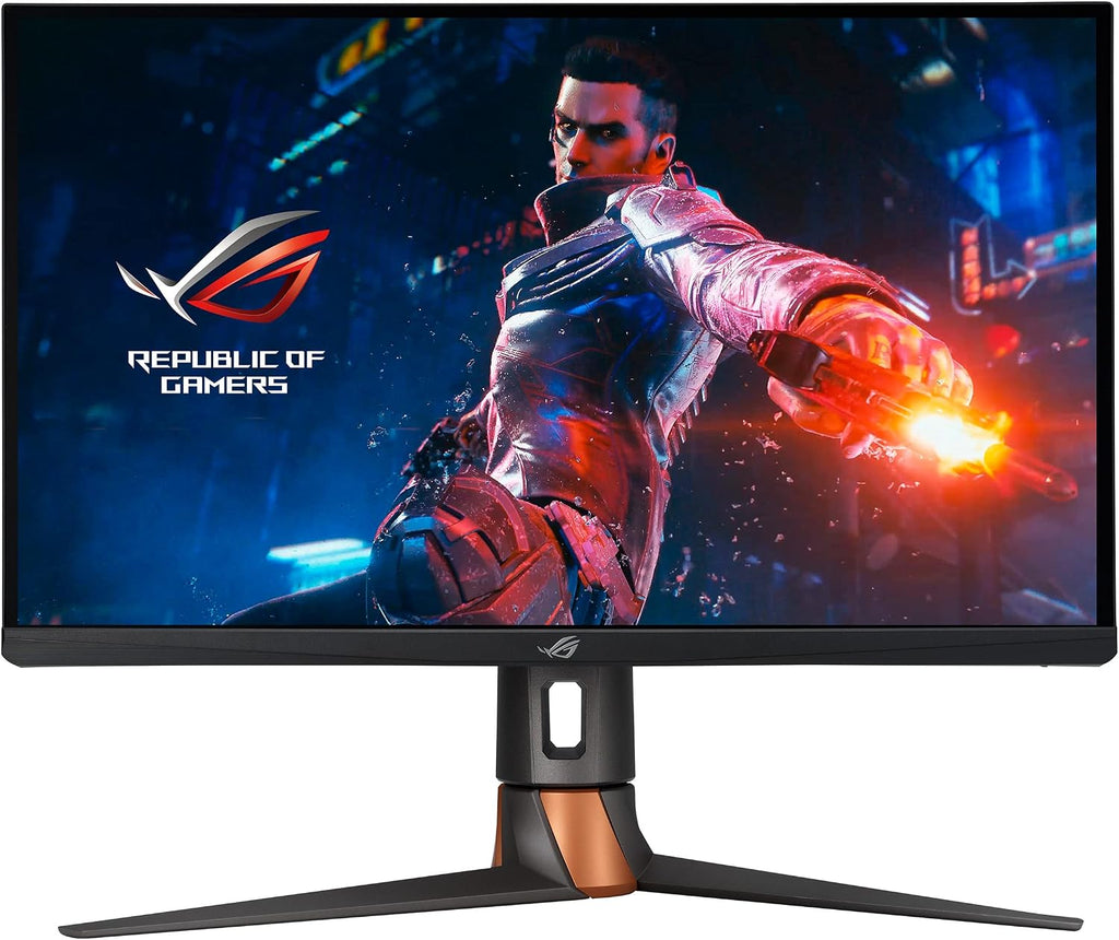 ASUS ROG Swift 360Hz 27' 1440P HDR Gaming Monitor (PG27AQN) - QHD (2560 x 1440), Fast IPS, 1ms, G-SYNC, Eye Care, HDMI, DisplayPort, USB, Ergonomic Design, VESA Wall Mountable, HDR10, DisplayHDR600