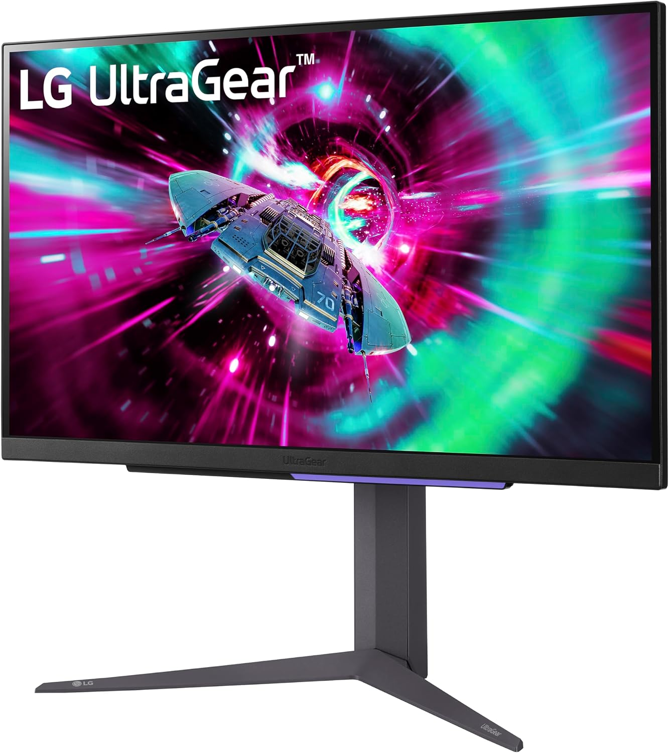LG 27' Ultragear 4K UHD (3840x2160) Gaming Monitor, 144Hz, 1ms, VESA DisplayHDR 400, G-SYNC and AMD FreeSync Premium, HDMI 2.1, DisplayPort, 4-Pole HP Out DTS HP:X, Tilt/Height/Pivot Stand, Black