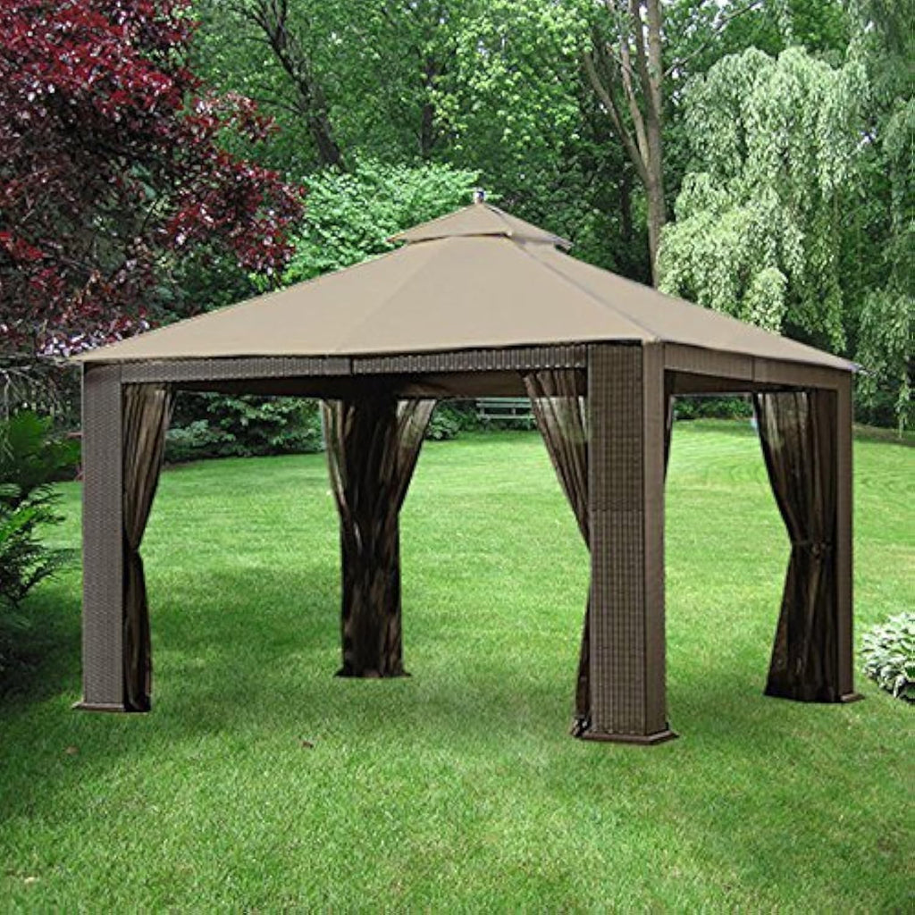 Wicker Gazebo Replacement Canopy Top Cover - RipLock 350