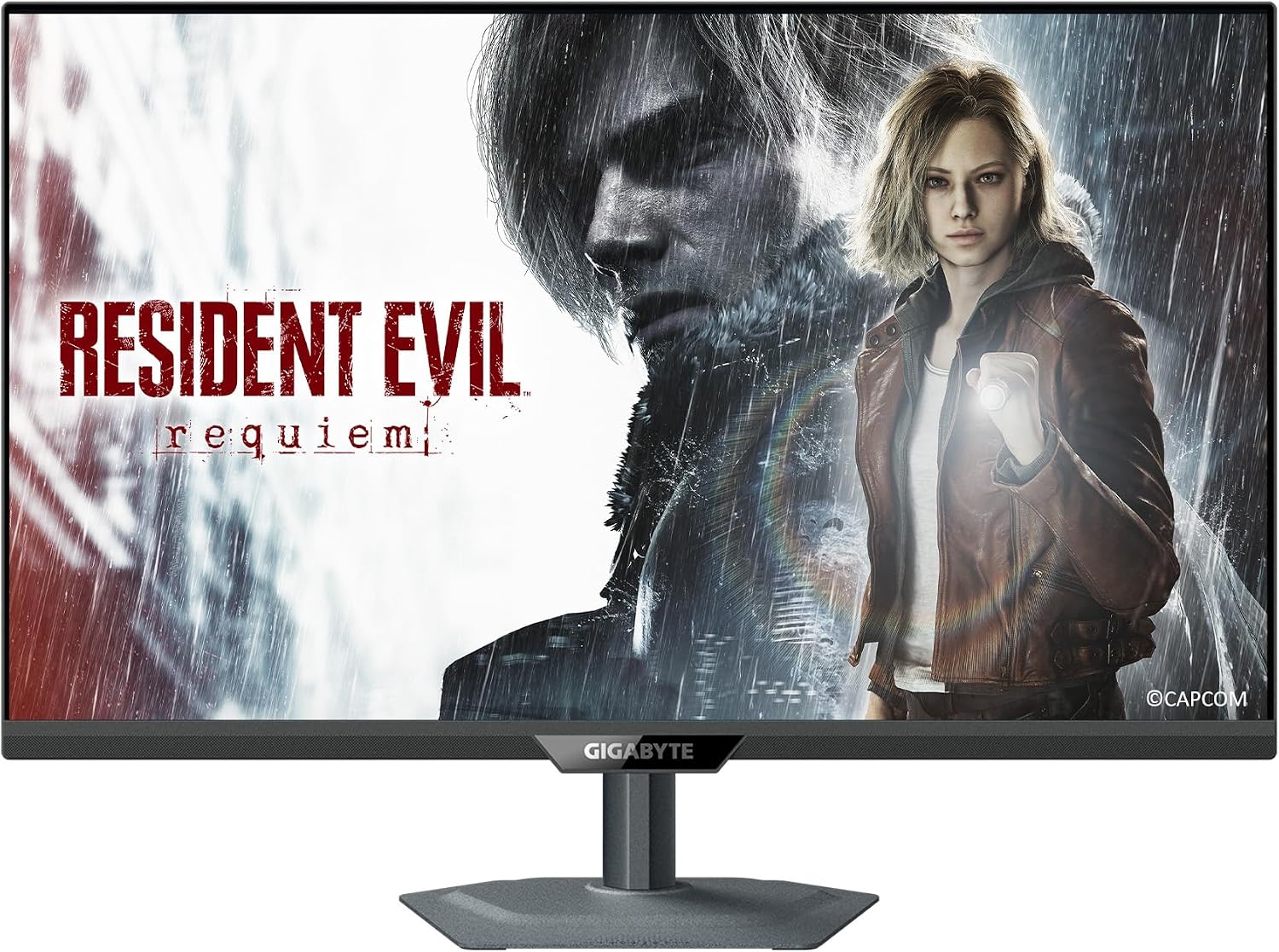 GIGABYTE - M27UP - 27' SS IPS Gaming Monitor - UHD 3840x2160-160Hz - 1ms GTG - AMD FreeSync Premium, G-SYNC Compatible - Dual Mode - Type C KVM - HDMI, DP, Type-C - Height and Tilt Adjustable -Black