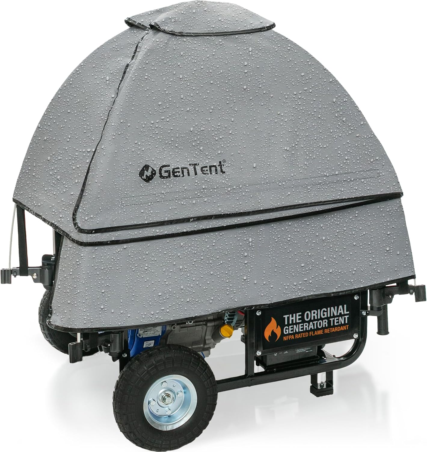 GenTent Open Frame Running Cover - Universal Adapter Kit Generator Tent (Slate, Original - Standard)