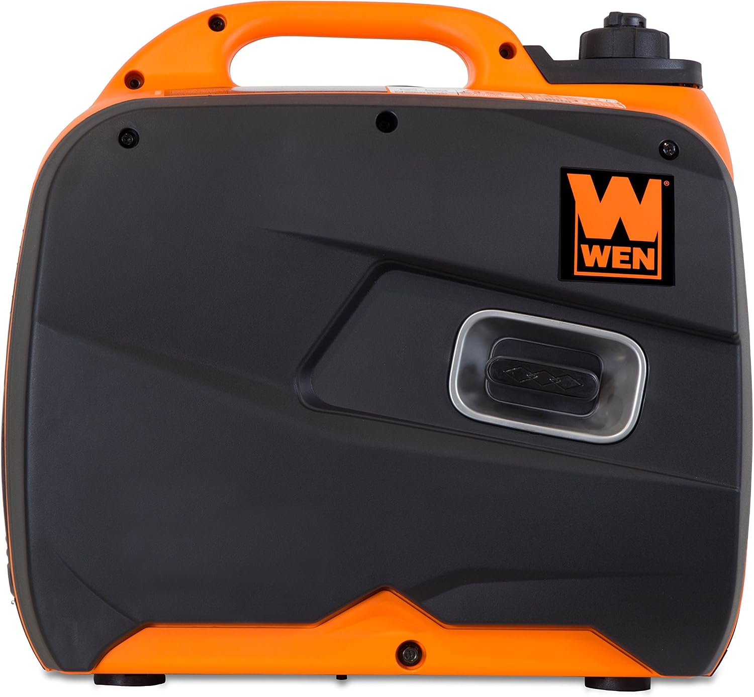 WEN 56200i 2000-Watt Gas Powered Portable Inverter Generator, CARB Compliant,Black & Orange