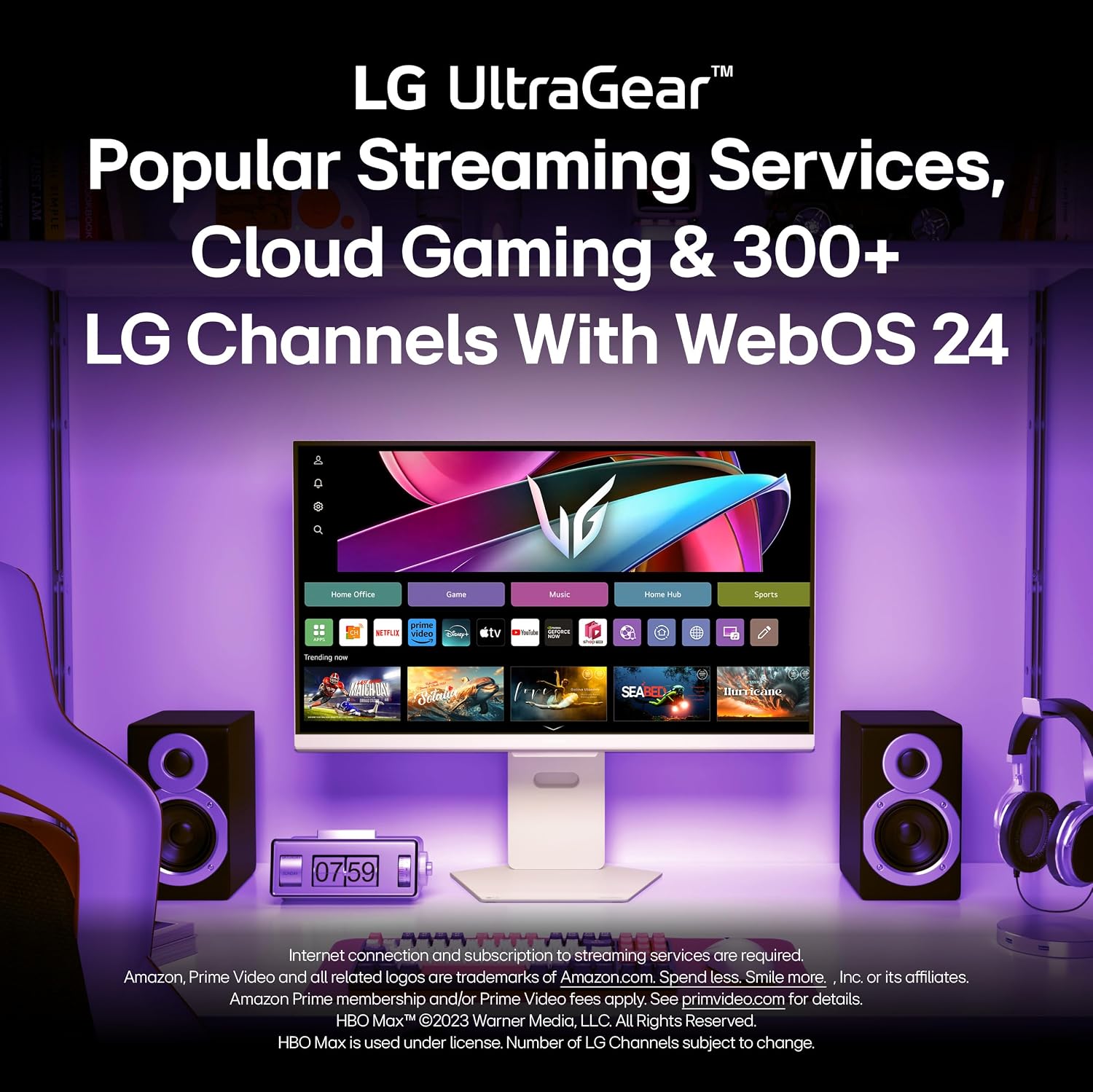 LG 32G810SA-W 32-inch Ultragear 4K UHD (3840 x 2160) IPS Gaming Monitor, 144Hz, 1ms, NVIDIA G-Sync Compatible, AMD FreeSync Premium, VESA DisplayHDR 400, HDMI, DisplayPort, USB Type-C, White