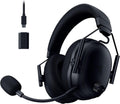 Razer BlackShark V3 Pro Wireless ANC Gaming Headset for PC: Full Band Mic - 50mm Drivers - 2.4 GHz, Bluetooth, USB, 3.5mm - Works with Mac, PS5, Nintendo Switch, Smartphone - Black (Renewed)