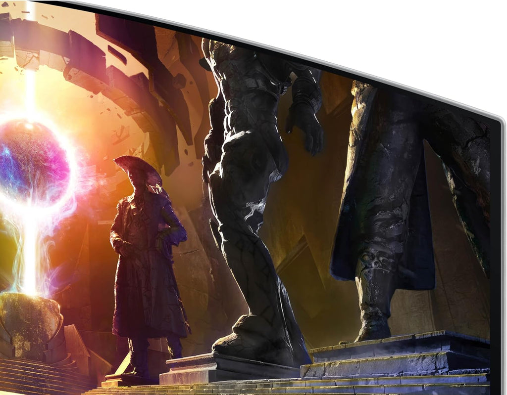 Samsung 34' Odyssey OLED G8 (G85SD) Ultra-QWHD QD-OLED G-Sync Compatible Curved Gaming Monitor, 175Hz, 0.03ms, Glare-Free Display, AMD FreeSync Premium Pro, 3 Yr Warranty,LS34DG856SNXZA,2024