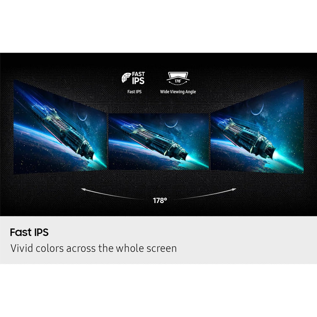 Samsung 27' Odyssey G7 G70F FHD Resolution Gaming Monitor, Fast IPS Dual Mode, 4K 180Hz Refresh Rate, NVIDIA G-Sync Compatible, AMD FreeSync™ Premium, Ergonomic Stand, LS27FG706ENXZA