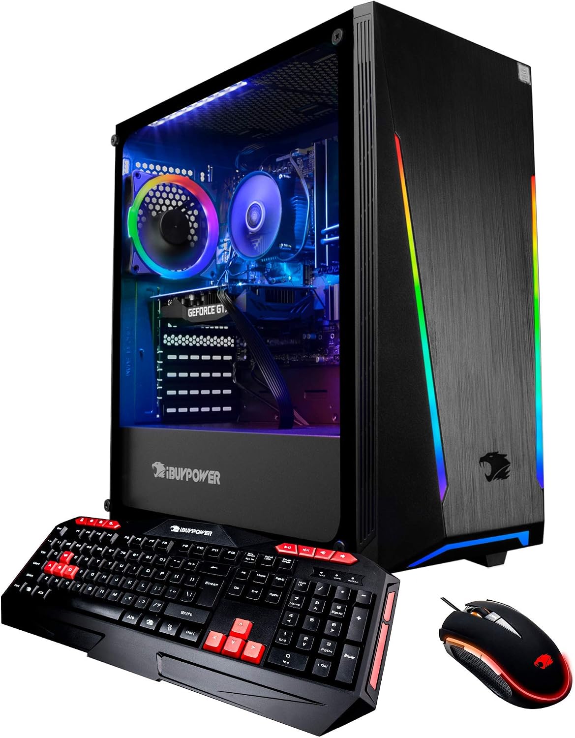 iBUYPOWER Gaming PC Computer Desktop Trace2 9250 (Intel Core i7-9700F 3.0GHz, NVIDIA GeForce GTX 1660 Ti 6GB, 16GB DDR4, 240GB SSD, 1TB HDD, WiFi & Win 10 Home) Black
