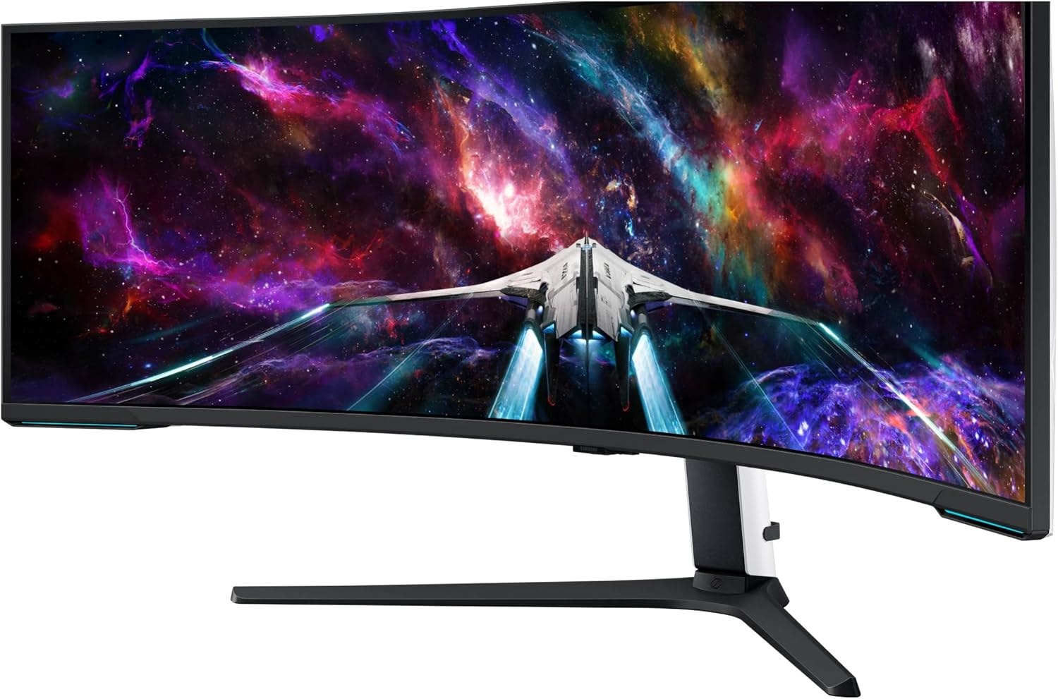 Samsung 57' Odyssey Neo G9 (G95NC) Series Dual 4K UHD 1000R Curved Gaming Monitor, 240Hz, 1ms with DisplayPort 2.1, Quantum Mini-LED, DisplayHDR 1000, AMD FreeSync Premium Pro, LS57CG952NNXZA