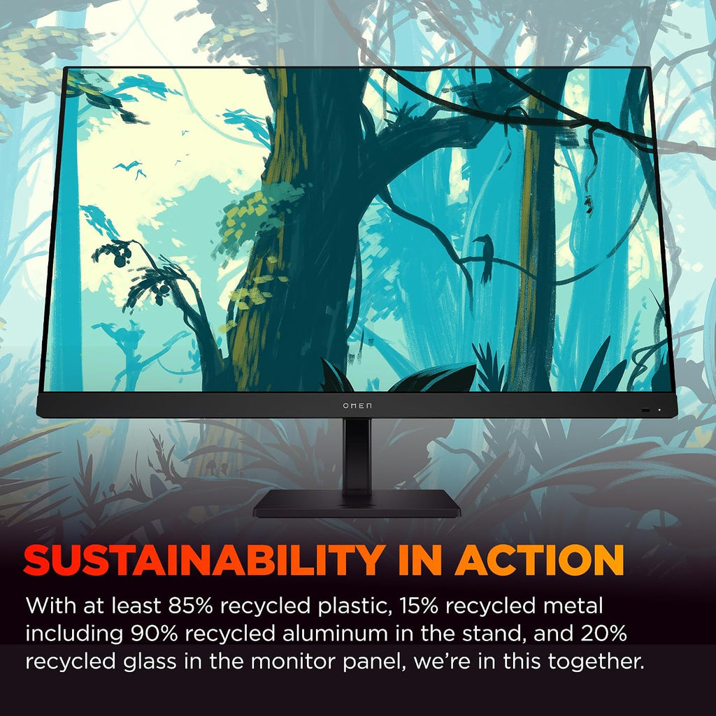 HP OMEN 31.5 inch UHD 144Hz Smart Gaming Monitor, 4K UHD Display (3840 x 2160), IPS Panel Technology, VESA DisplayHDR 400, 1ms GtG (with Overdrive), NVIDIA G-SYNC Compatible, Black, OMEN 32x (2025)