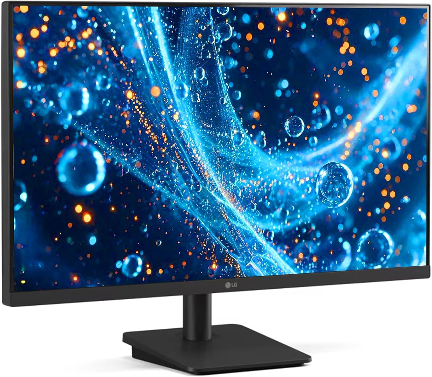 LG 27' Full HD (1920 x 1080) IPS Computer Monitor, 100Hz Refresh Rate, 5ms GtG Response Time, 3-Side Virtually Borderless Design, HDMI x2, VESA Mountable(75x75mm), Tilt Adjustable